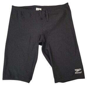 Speedo Endurance+ Swim Jammer Shorts sz 32 Mens Black 805014 Beach Water Polo